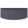 Donica Antracyt 120 x 60 x 35 cm Stal