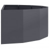 Donica Antracyt 120 x 60 x 35 cm Stal