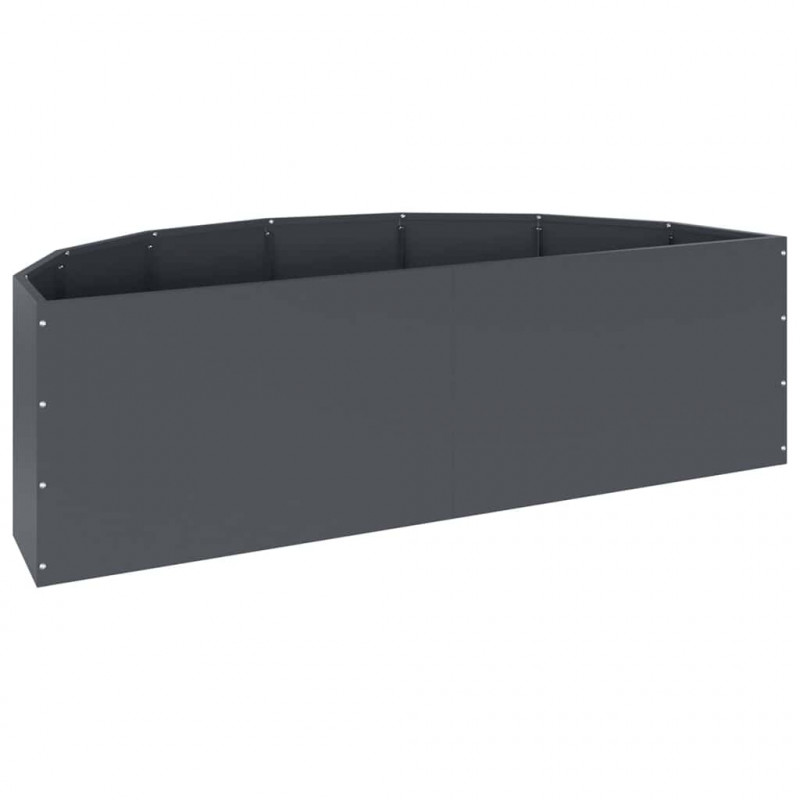 Donica Antracyt 120 x 60 x 35 cm Stal