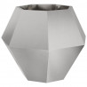 Donica Srebrny 75 x 75 x 60 cm Stal nierdzewna