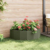 Donica Zielony oliwkowy 120 x 60 x 35 cm Stal