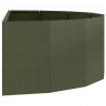 Donica Zielony oliwkowy 120 x 60 x 35 cm Stal