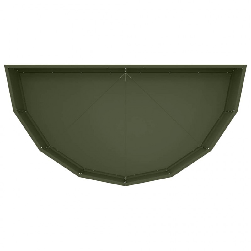 Donica Zielony oliwkowy 120 x 60 x 35 cm Stal