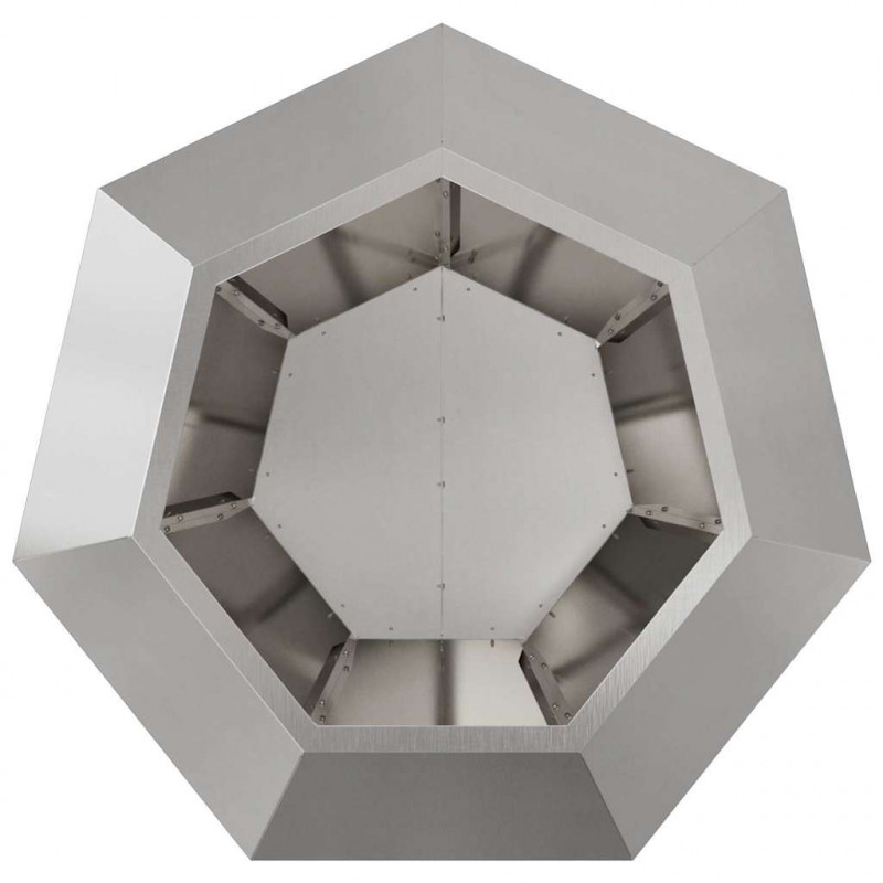 Donica 2 pcs Srebrny 75 x 75 x 60 cm Stal nierdzewna
