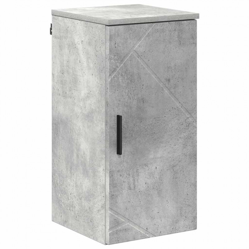 Szafka Łazienkowa z drzwiami Betonowy szary 30 x 31,5 x 61 cm