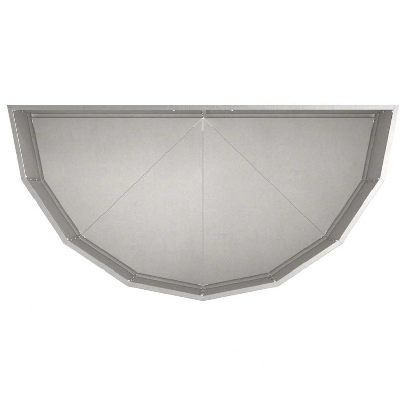 Donica Srebrny 120 x 60 x 35 cm Stal nierdzewna
