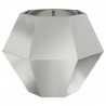 Donica Srebrny 75 x 75 x 60 cm Stal Galwanizowana
