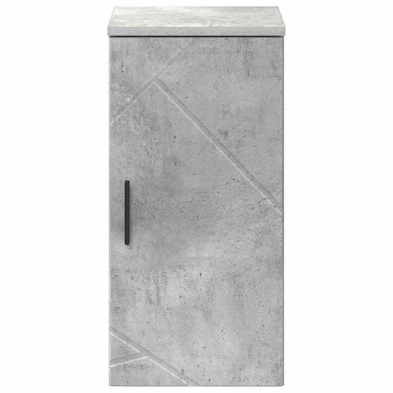 Szafka Łazienkowa z drzwiami Betonowy szary 30 x 31,5 x 61 cm