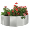 Donica Srebrny 120 x 60 x 35 cm Stal Galwanizowana