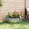 Donica Srebrny 120 x 60 x 35 cm Stal Galwanizowana
