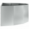 Donica Srebrny 120 x 60 x 35 cm Stal Galwanizowana