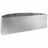 Donica Srebrny 120 x 60 x 35 cm Stal Galwanizowana