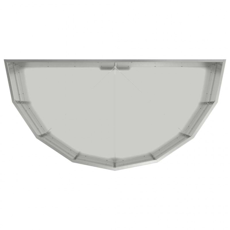 Donica Srebrny 120 x 60 x 35 cm Stal Galwanizowana
