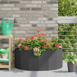 Donica Czarny 90 x 45 x 35 cm Stal