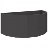 Donica Czarny 90 x 45 x 35 cm Stal