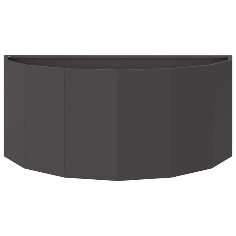 Donica Czarny 90 x 45 x 35 cm Stal