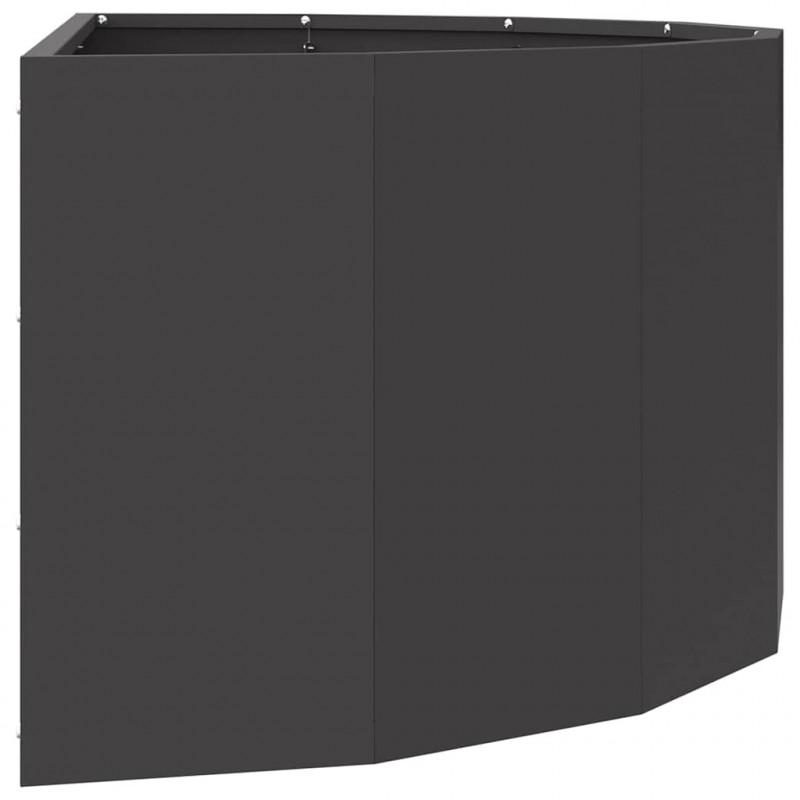 Donica Czarny 90 x 45 x 35 cm Stal