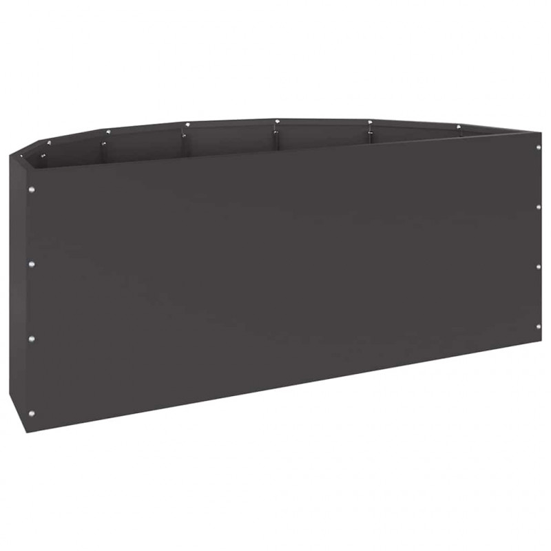 Donica Czarny 90 x 45 x 35 cm Stal