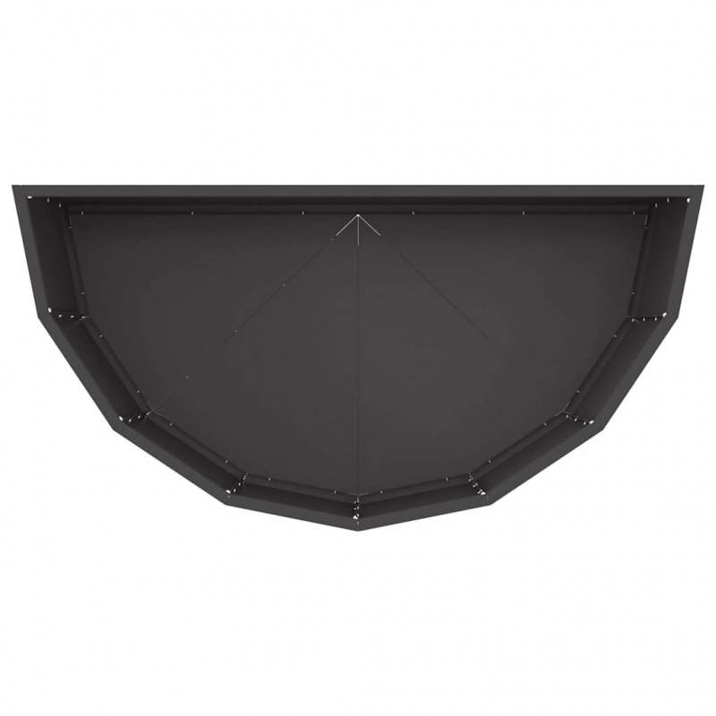 Donica Czarny 90 x 45 x 35 cm Stal