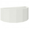 Donica Biały 90 x 45 x 35 cm Stal