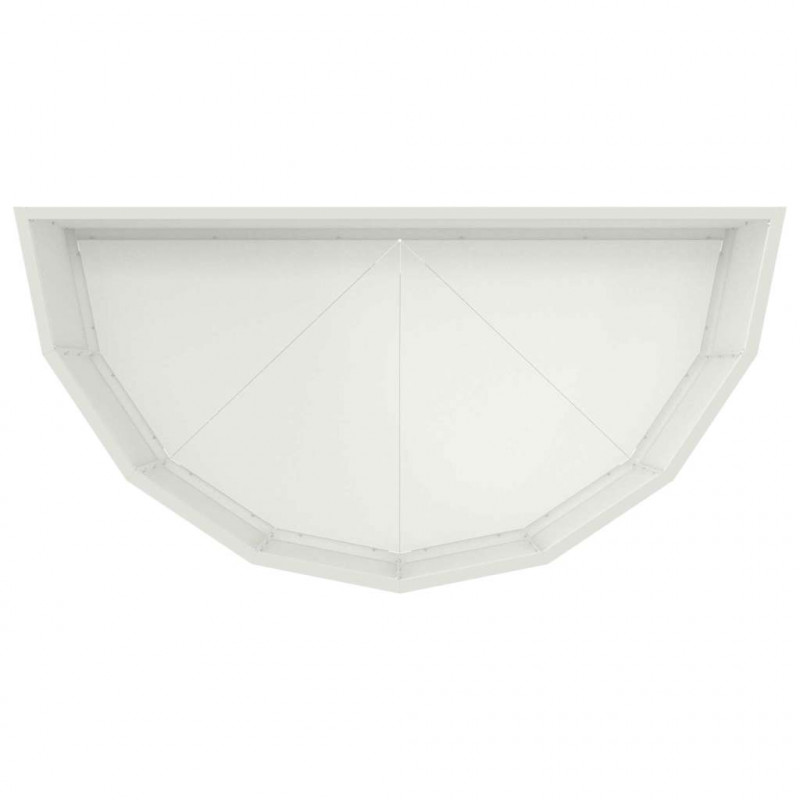Donica Biały 90 x 45 x 35 cm Stal