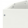 Donica Biały 90 x 45 x 35 cm Stal
