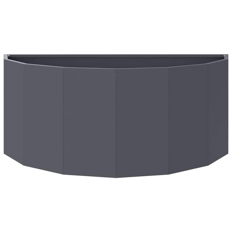 Donica Antracyt 90 x 45 x 35 cm Stal