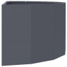 Donica Antracyt 90 x 45 x 35 cm Stal
