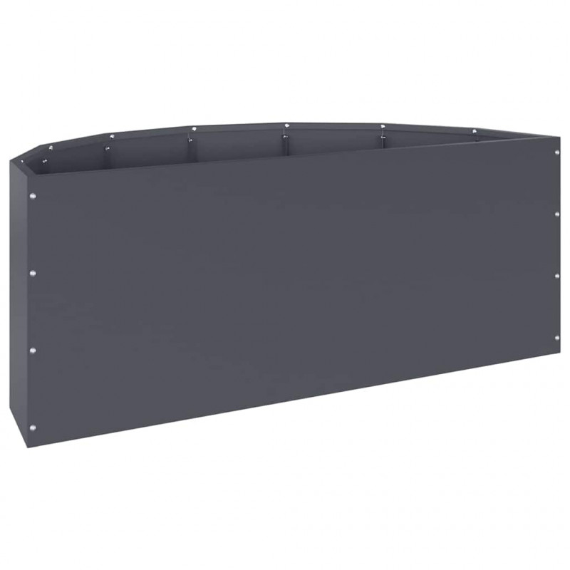 Donica Antracyt 90 x 45 x 35 cm Stal