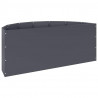 Donica Antracyt 90 x 45 x 35 cm Stal