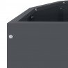 Donica Antracyt 90 x 45 x 35 cm Stal