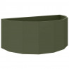 Donica Zielony oliwkowy 90 x 45 x 35 cm Stal