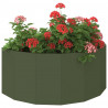 Donica Zielony oliwkowy 90 x 45 x 35 cm Stal