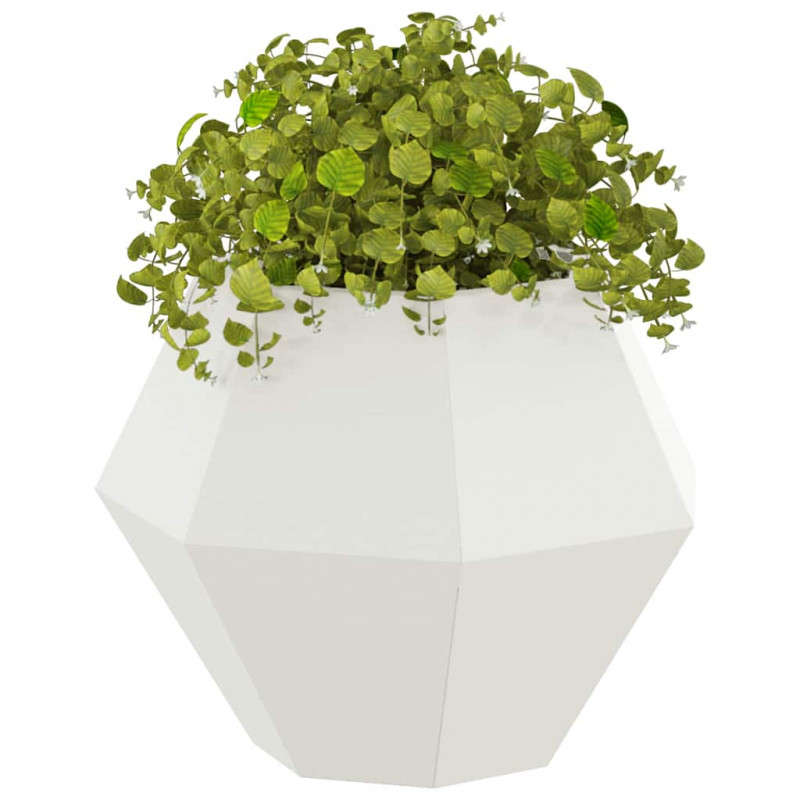 Donica Biały 50 x 50 x 40 cm Stal