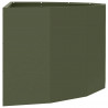 Donica Zielony oliwkowy 90 x 45 x 35 cm Stal
