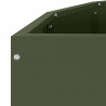Donica Zielony oliwkowy 90 x 45 x 35 cm Stal