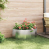 Donica Srebrny 90 x 45 x 35 cm Stal nierdzewna