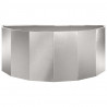 Donica Srebrny 90 x 45 x 35 cm Stal nierdzewna