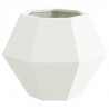 Donica 2 pcs Biały 50 x 50 x 40 cm Stal