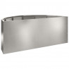 Donica Srebrny 90 x 45 x 35 cm Stal nierdzewna