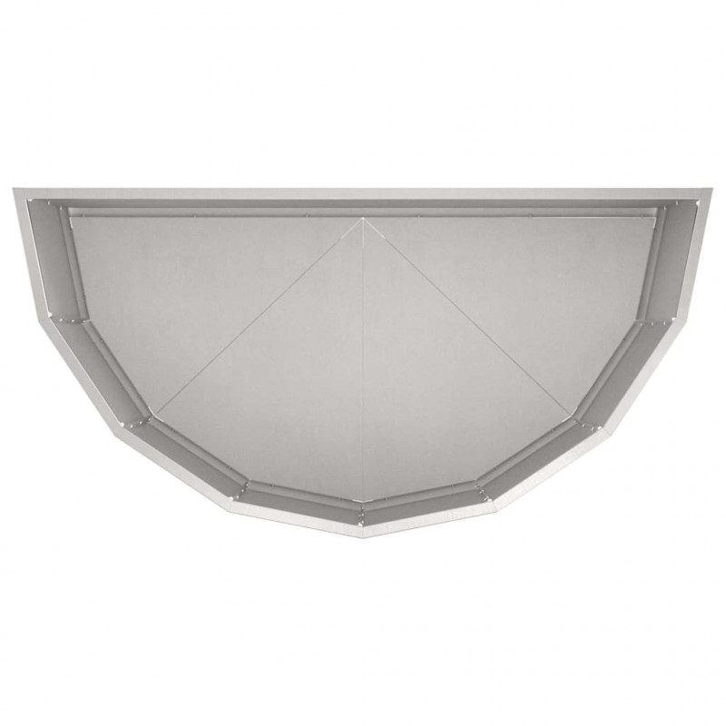 Donica Srebrny 90 x 45 x 35 cm Stal nierdzewna