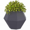 Donica Antracyt 50 x 50 x 40 cm Stal