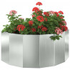 Donica Srebrny 90 x 45 x 35 cm Stal Galwanizowana