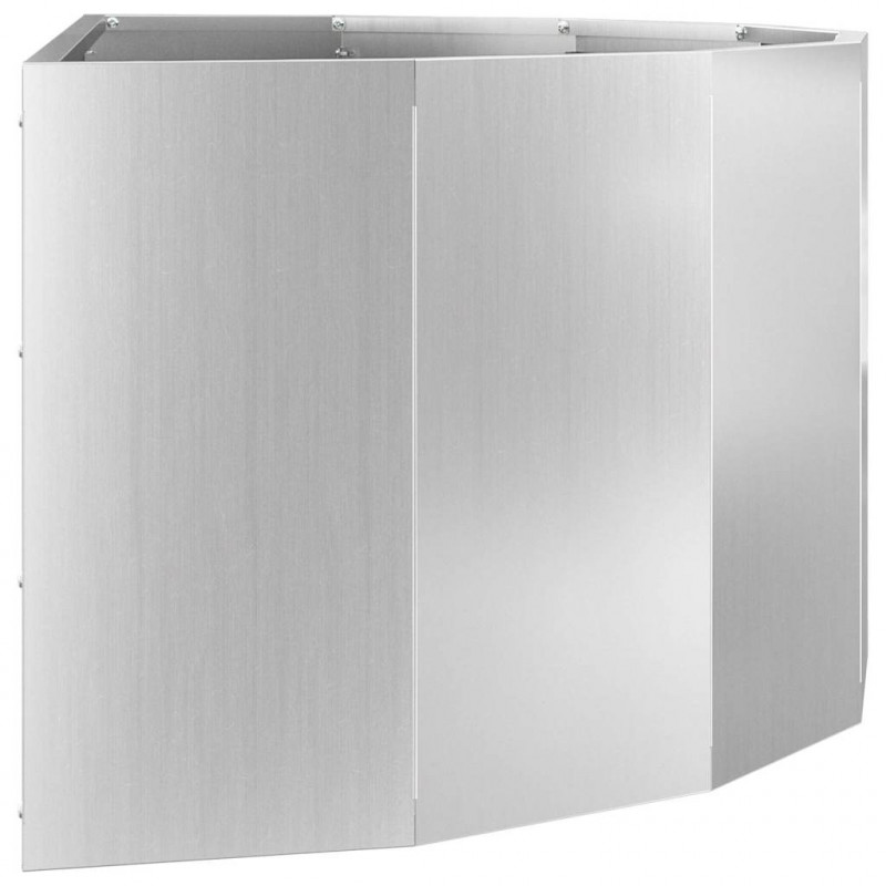 Donica Srebrny 90 x 45 x 35 cm Stal Galwanizowana