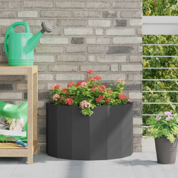 Donica Czarny 60 x 30 x 35 cm Stal