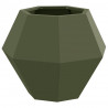Donica 2 pcs Zielony oliwkowy 50 x 50 x 40 cm Stal