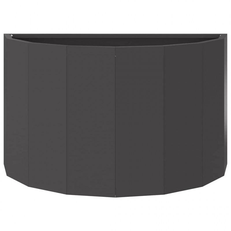 Donica Czarny 60 x 30 x 35 cm Stal