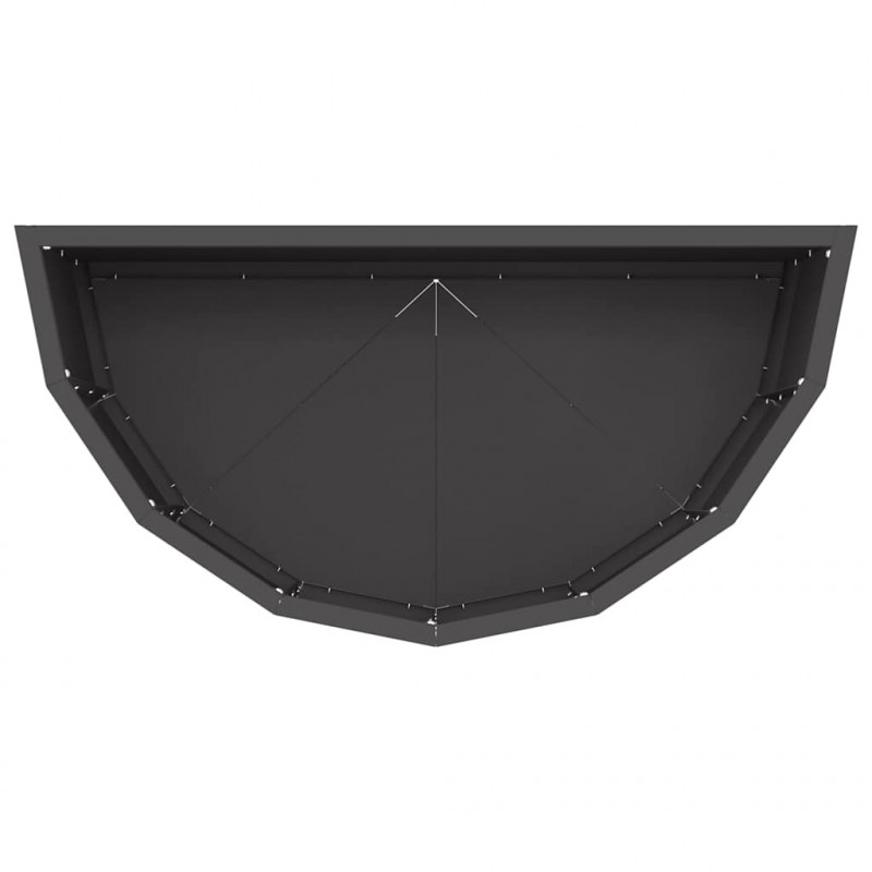 Donica Czarny 60 x 30 x 35 cm Stal