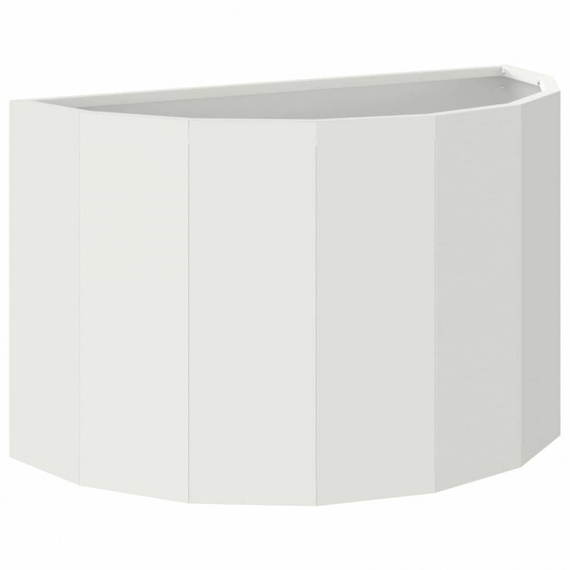 Donica Biały 60 x 30 x 35 cm Stal
