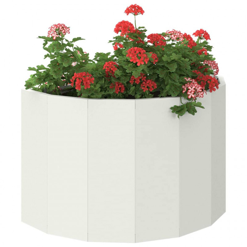 Donica Biały 60 x 30 x 35 cm Stal